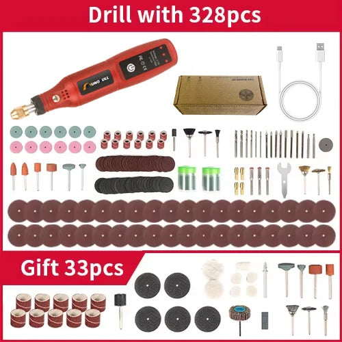 USB Rechargeable Cordless Electric Engraving Pen – Rotary Tool for Jewelry, Glass & More