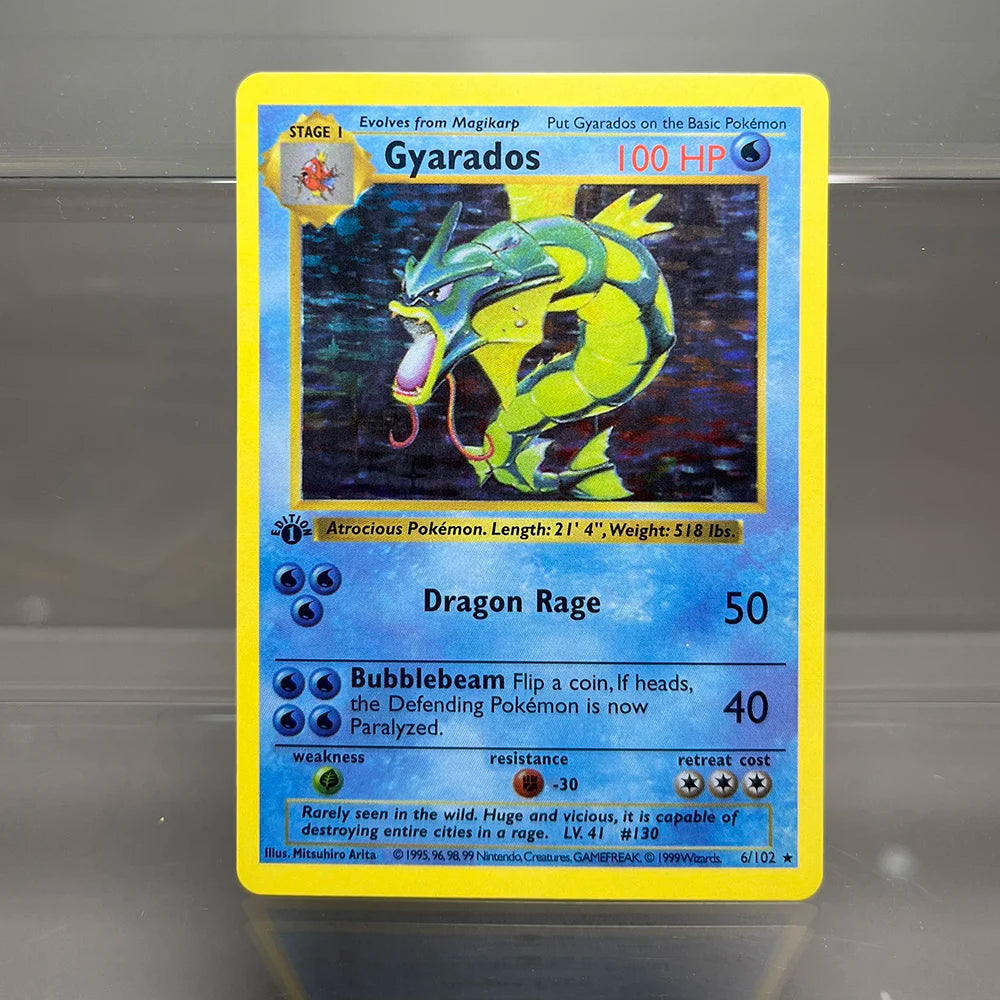 Pokémon TCG Proxy Foil Cards – 1996 Base Set, Charizard, Blastoise, Dragonite & More