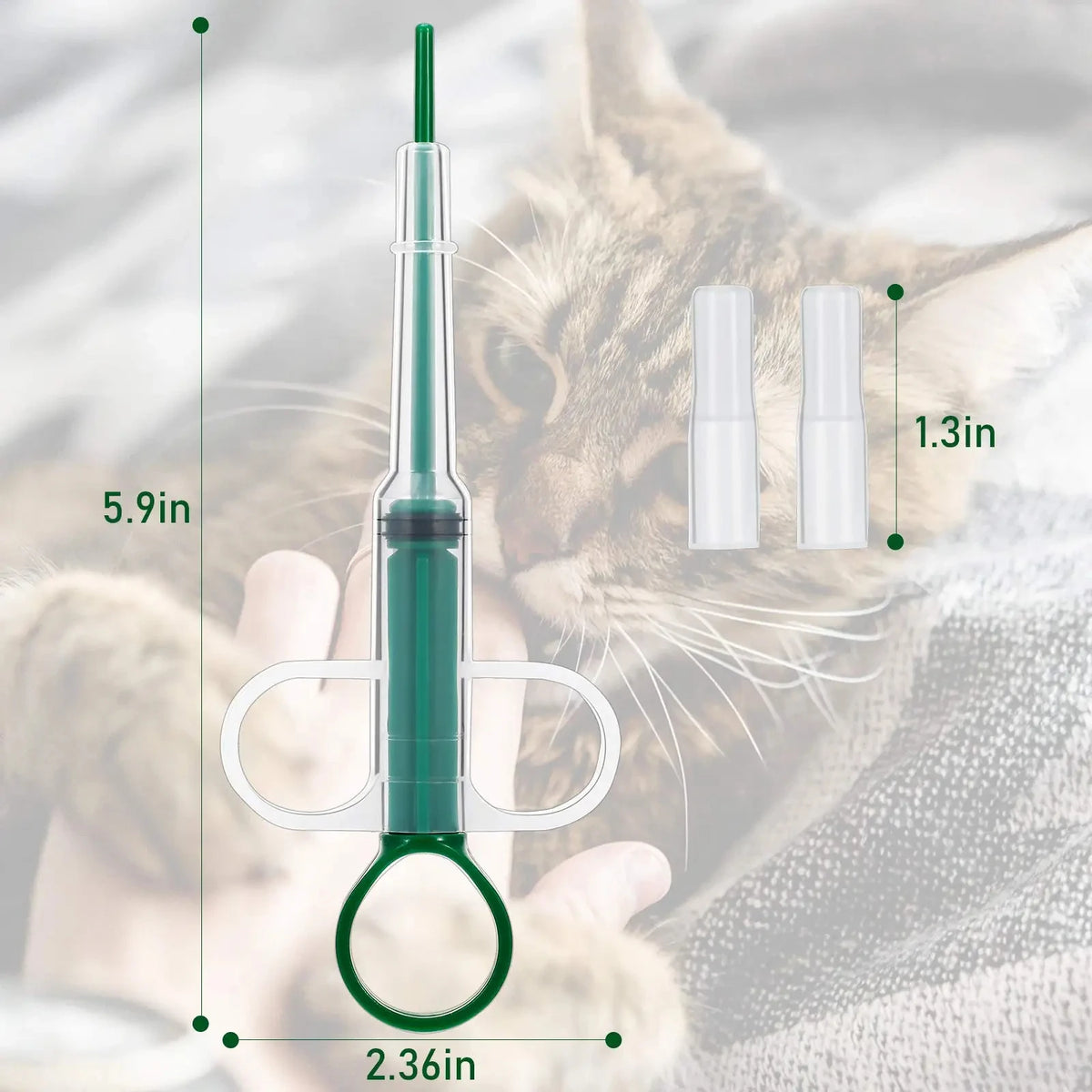 Pet Pill Dispenser & Medication Feeding Stick – For Cats & Dogs, 1-Pack & 3-Pack