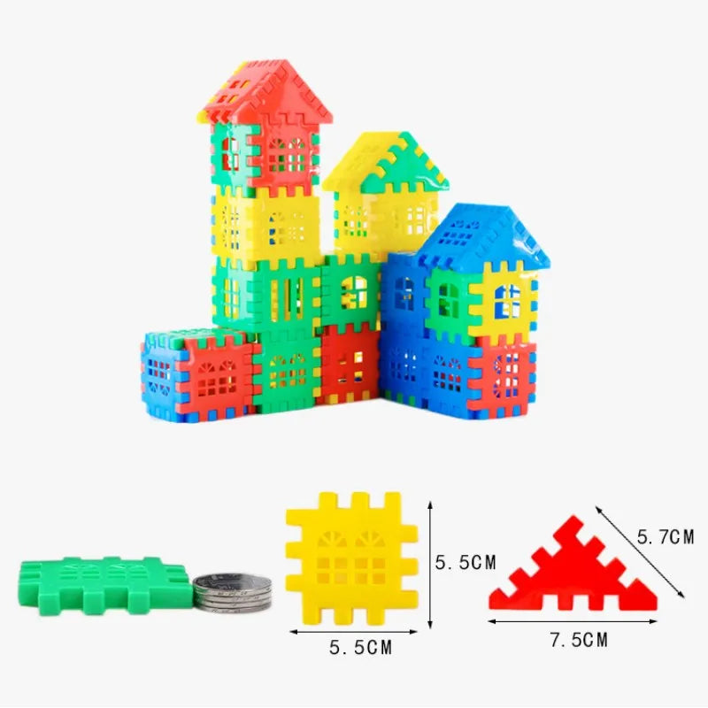 3D Wooden Puzzle Building Blocks for Kids – Educational DIY Jigsaw, Interactive Toy