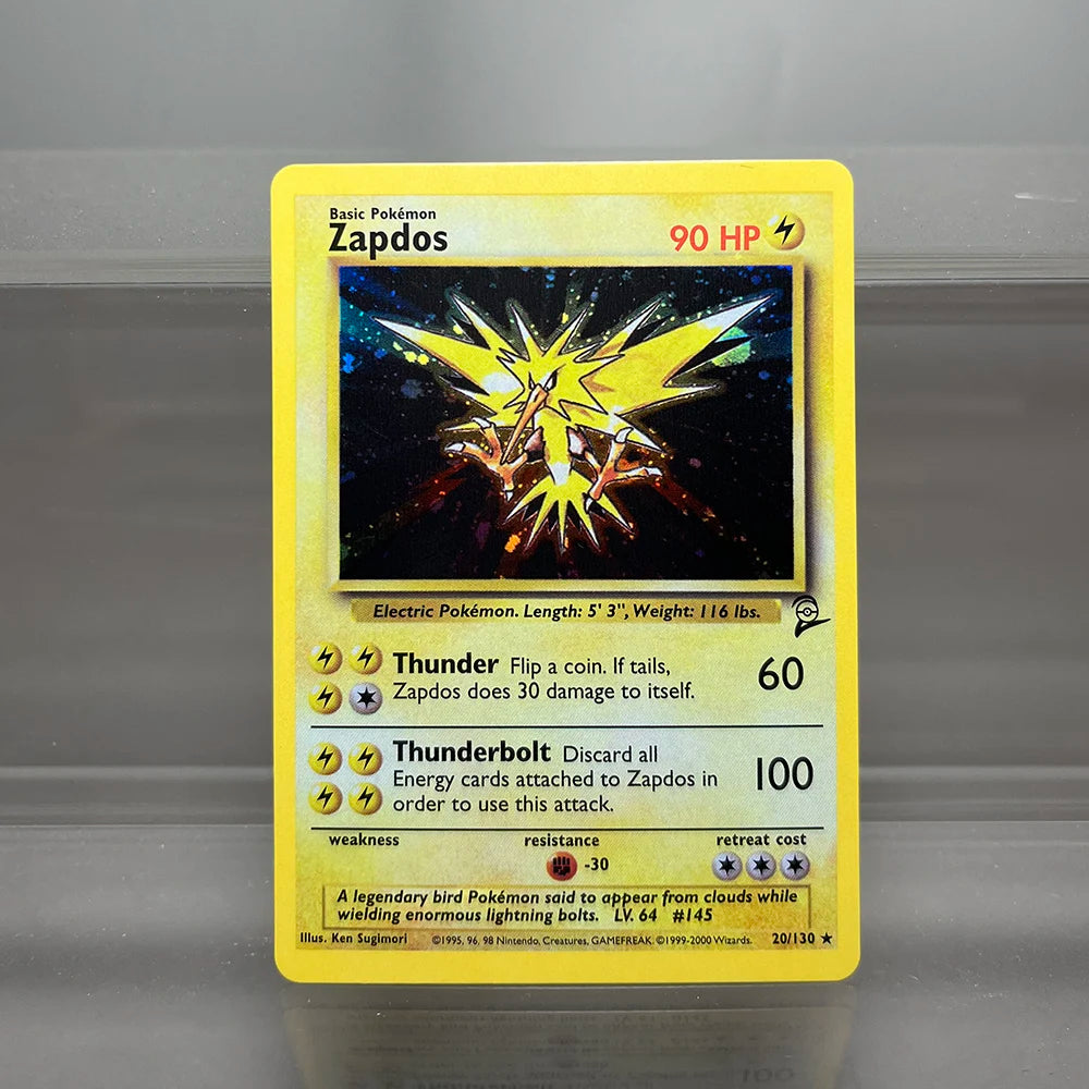 Pokémon TCG Proxy Foil Cards – 1996 Base Set, Charizard, Blastoise, Dragonite & More