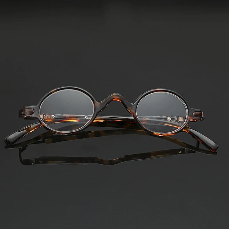Small Round Retro Reading Glasses – Men’s & Women’s, +1.00 to +4.00, 5 Frame Colors