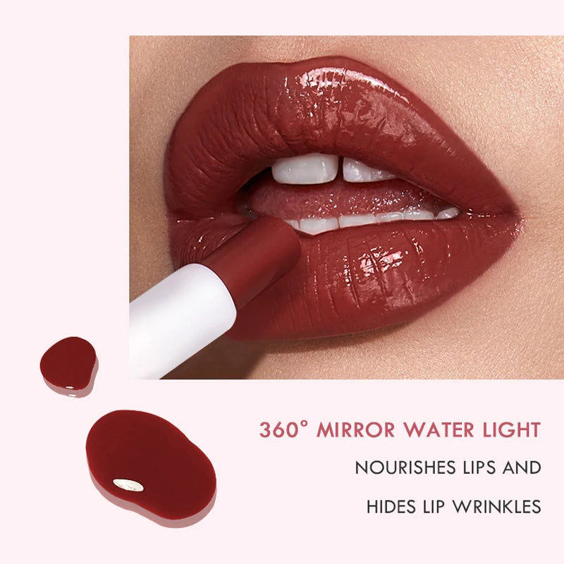 Moisturizing Watery Lipstick – Hydrating Formula, 8 Colors, Gift for Women