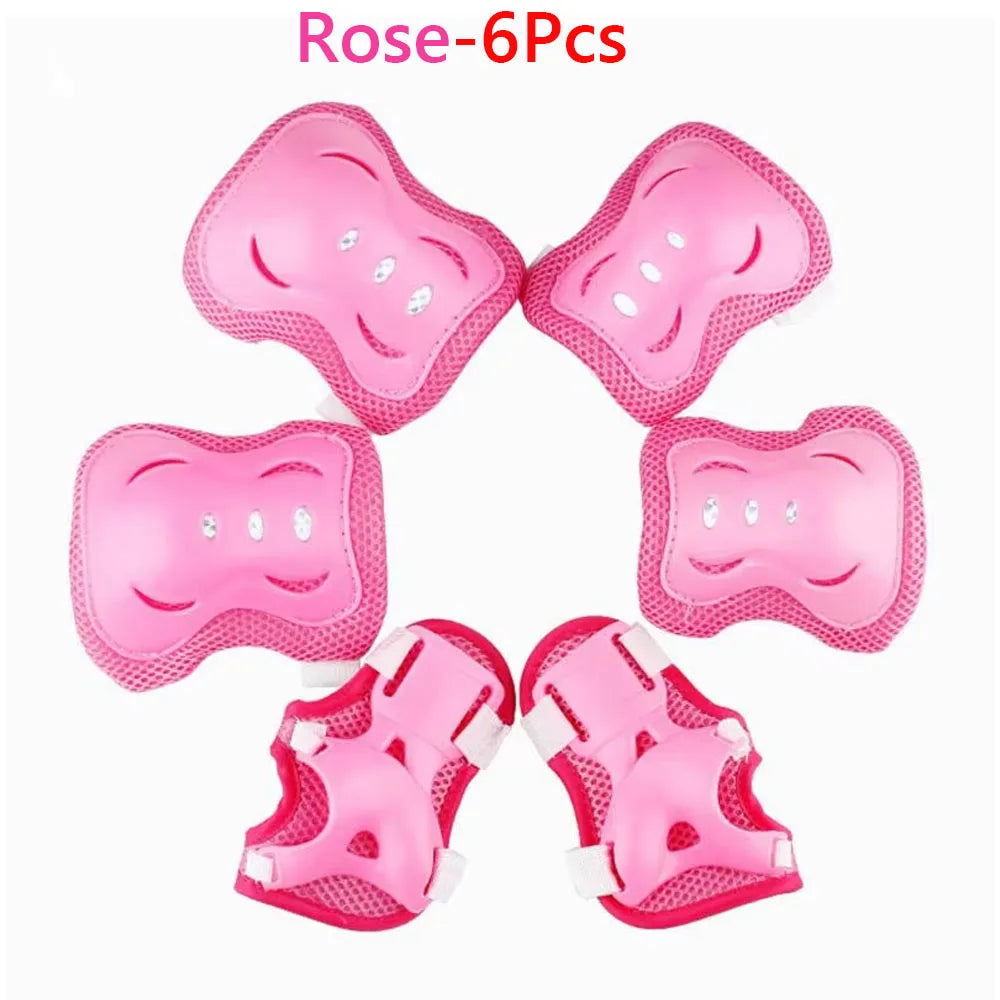 Kids Protective Gear Set – Knee, Elbow & Wrist Guards, Ages 3–10, for Skating & Cycling