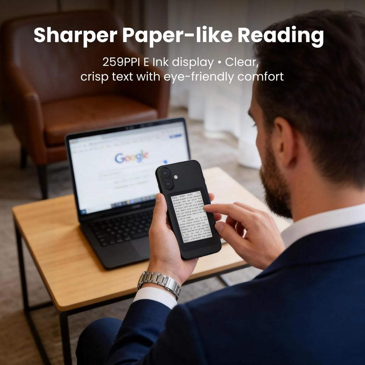 XTEINK X3 Mini E-Ink eBook Reader – 3.7 Inch, 16GB, Ad-Free, Multi-Language