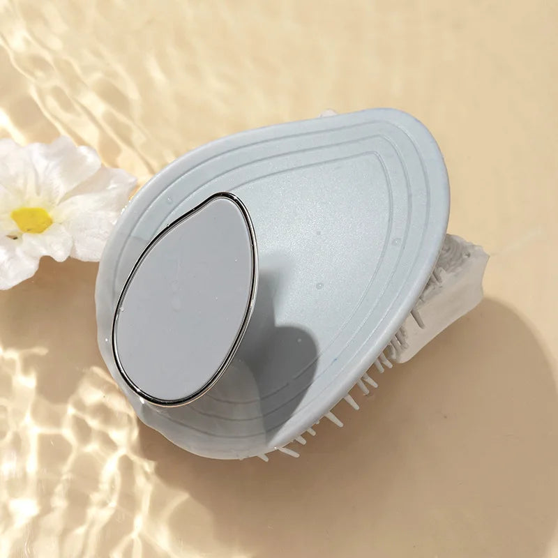 Scalp Massager Hair Wash Brush – Long Teeth, Foaming, for Adults & Barber Use
