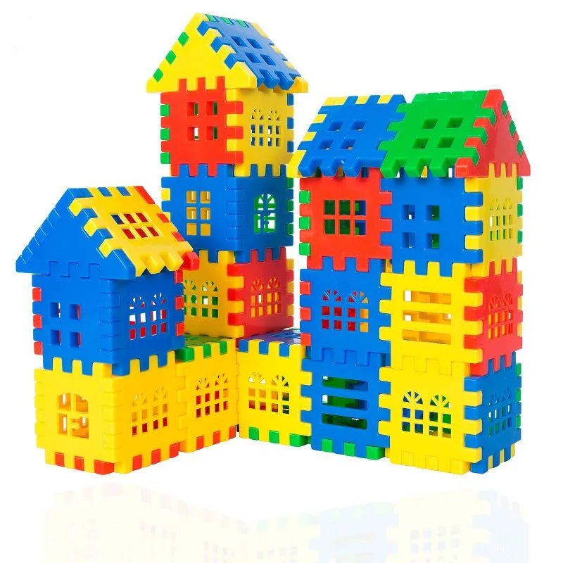 3D Wooden Puzzle Building Blocks for Kids – Educational DIY Jigsaw, Interactive Toy