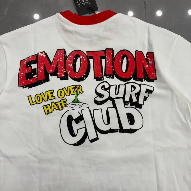 Mixed Emotion Rhinestone Oversized Cotton Tee