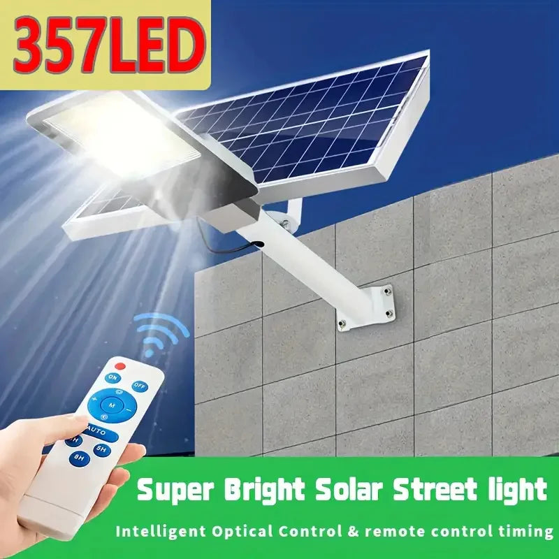 LED Solar Outdoor Wall Light – 6000mAh, Waterproof, High Brightness, Garden & Backyard