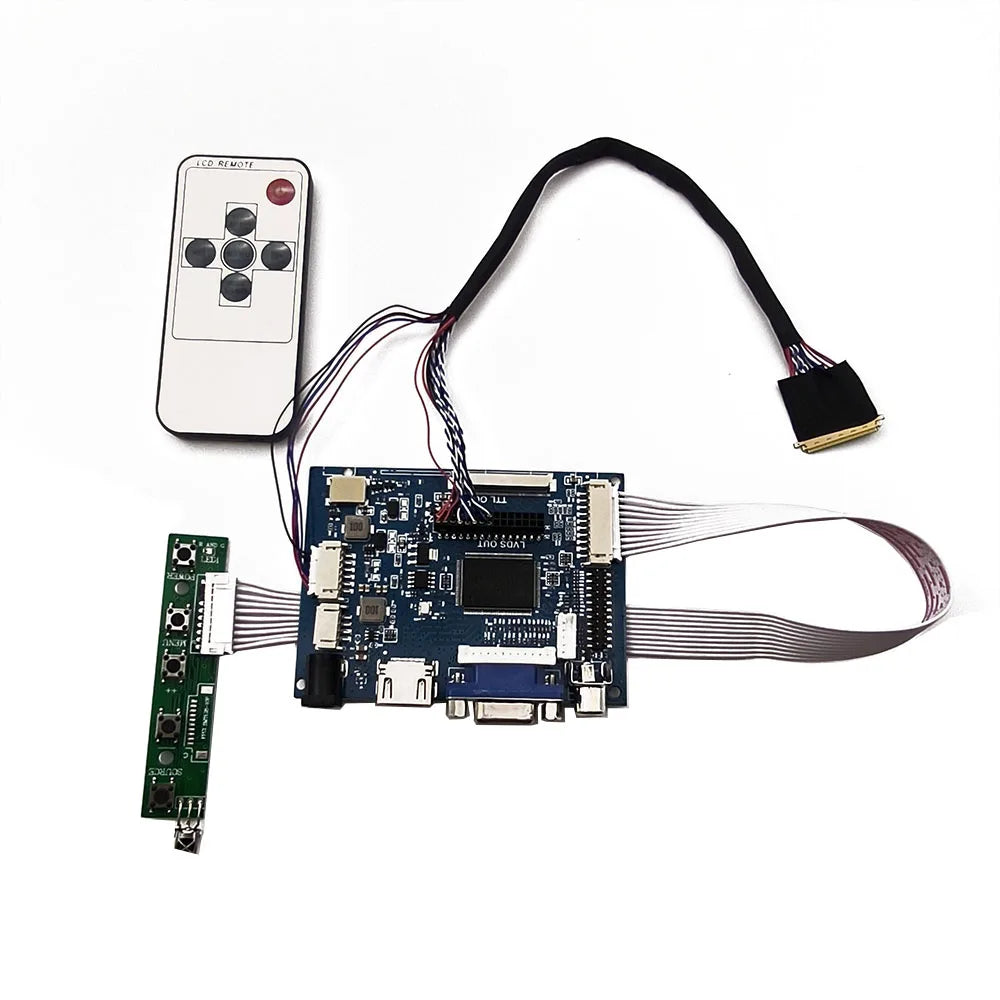 15.6 Inch LCD LED Screen Controller Board – 1366x768, HDMI & VGA, LVDS 40-Pin