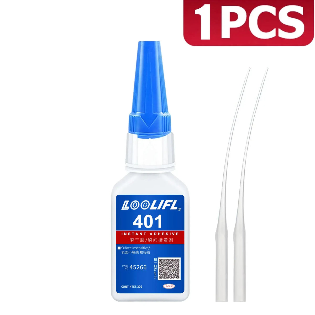 LOOLIFL Instant Super Glue – Universal, Fast-Dry, for Resin, Ceramic, Metal & Glass – 20ml