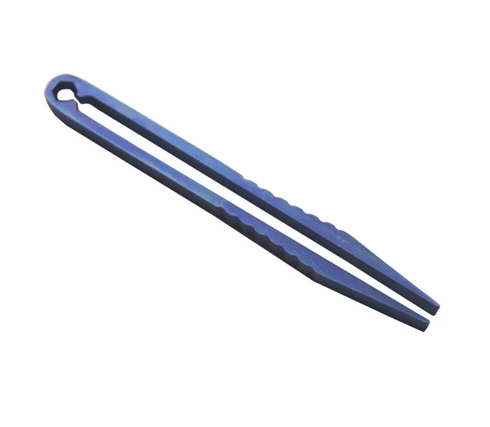 Portable Titanium Alloy EDC Tweezers – Mini Outdoor Survival & Camping Tool