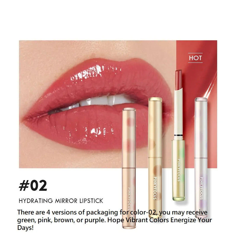 Moisturizing Watery Lipstick – Hydrating Formula, 8 Colors, Gift for Women