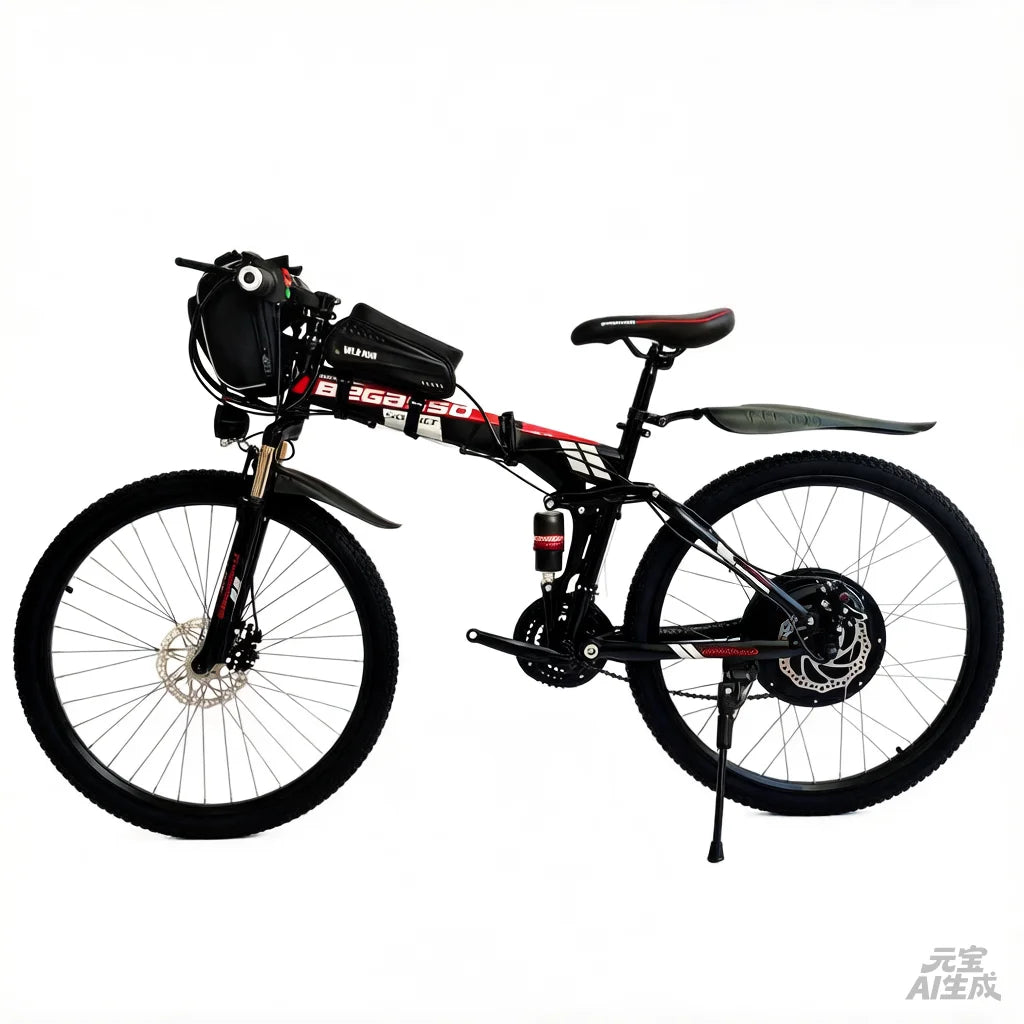 Foldable Electric Mountain Bike – 1000W Motor, 48V 20Ah Lithium Battery, 26 Inch