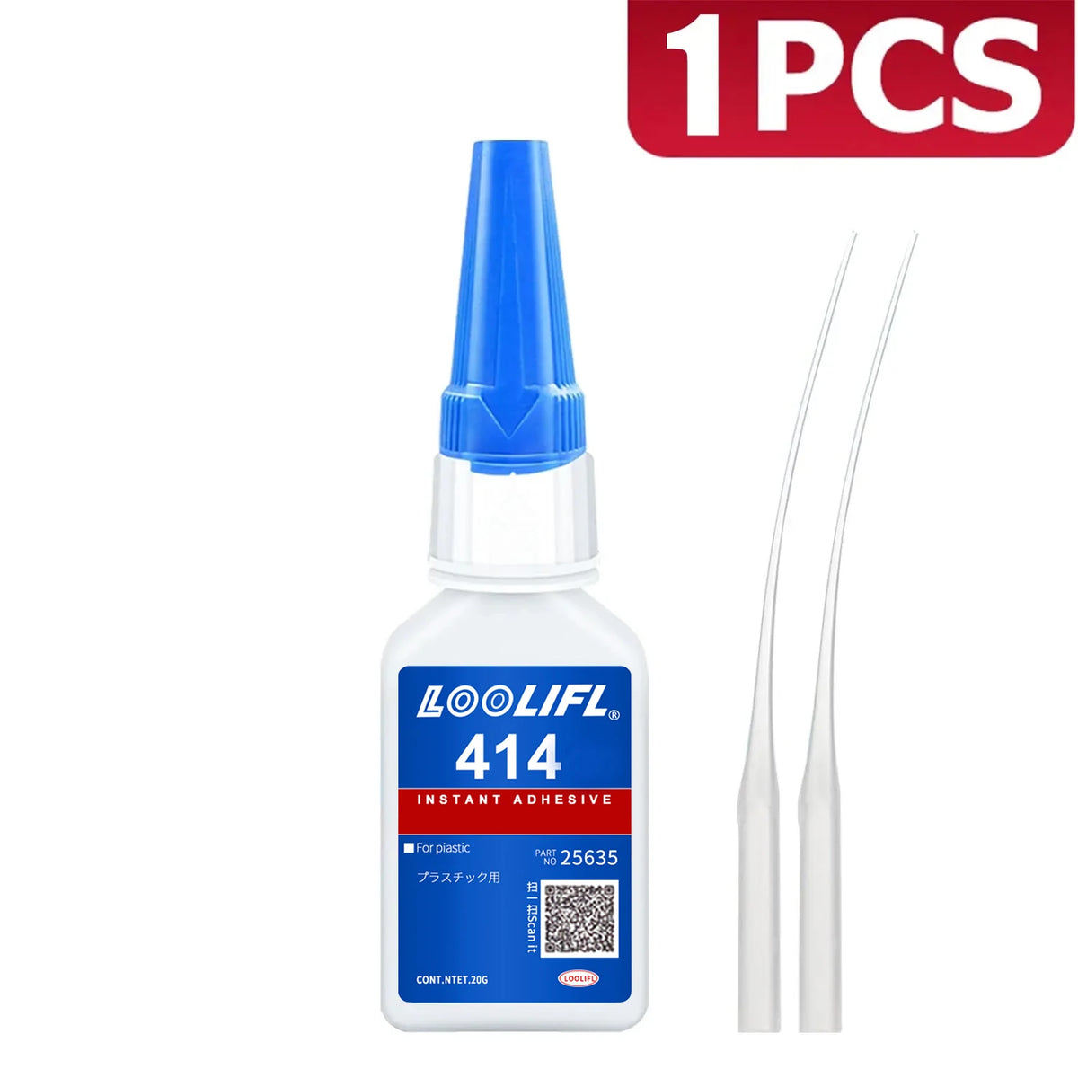 LOOLIFL Instant Super Glue – Universal, Fast-Dry, for Resin, Ceramic, Metal & Glass – 20ml