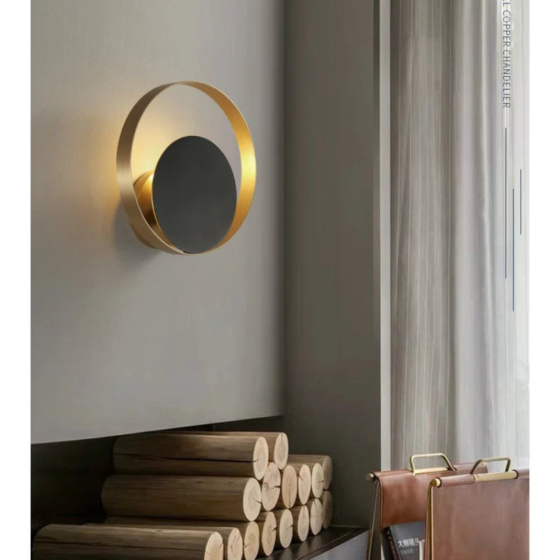 Nordic American Wall Lamp – Bedroom, Hallway & Bedside, Background Wall Decor