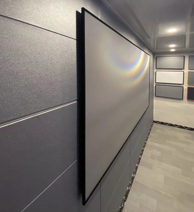 ALR Fresnel Fixed Frame Projector Screen – 98% Ambient Light Rejection, 130–150 Inch, 16:9, 8K/4K