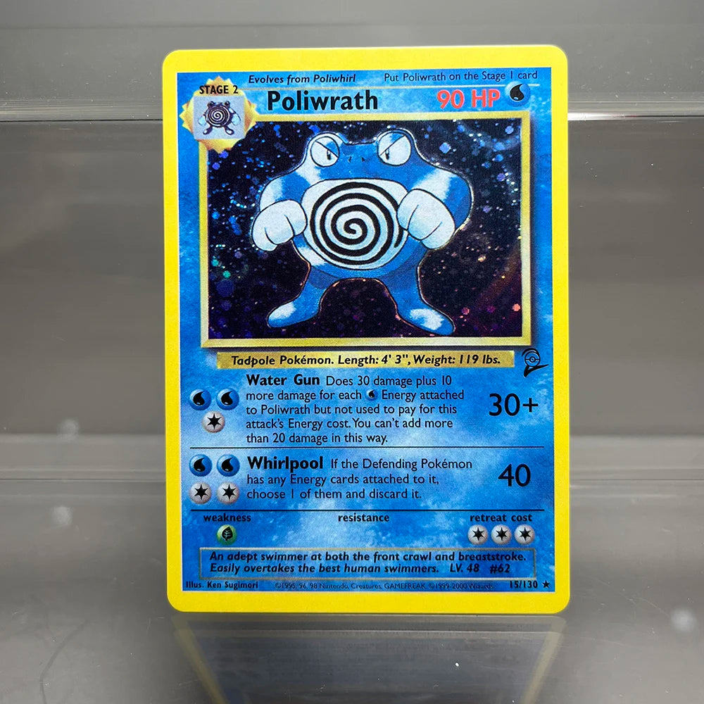 Pokémon TCG Proxy Foil Cards – 1996 Base Set, Charizard, Blastoise, Dragonite & More