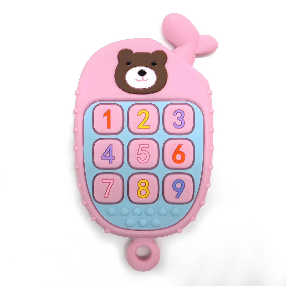 Montessori Baby Silicone Teether Sensory Toy – Remote Control Shape, Boys & Girls Gift