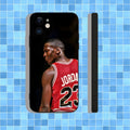 Jordan 23 Basketball Soft Silicone iPhone Case – For iPhone 7–16 Pro Max, Mini, XS, XR, SE