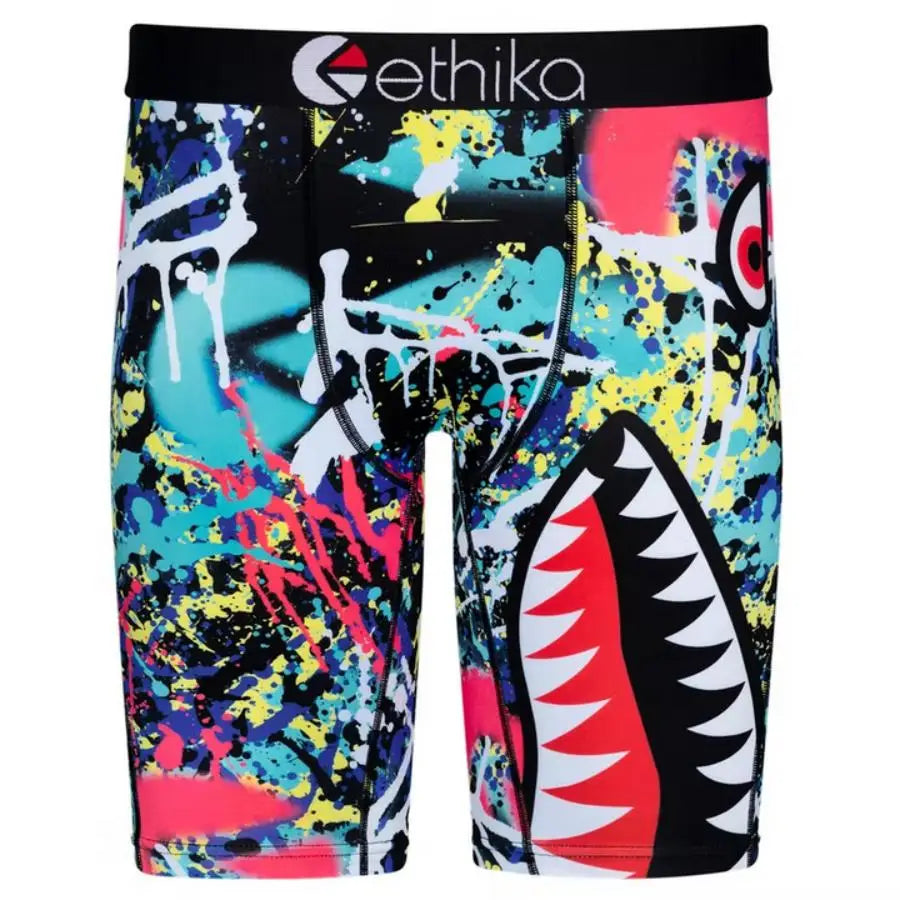 ETHIKA Men’s Polyester Stretch Boxer Briefs – Soft, Breathable, Sizes S–XXXL