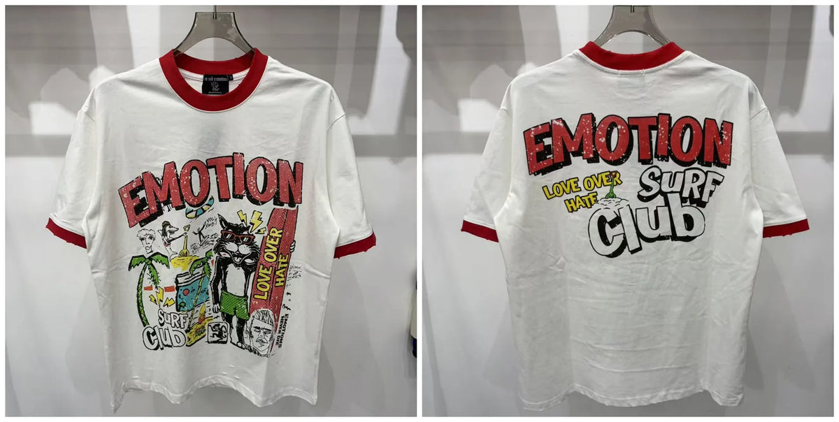 Mixed Emotion Rhinestone Oversized Cotton Tee