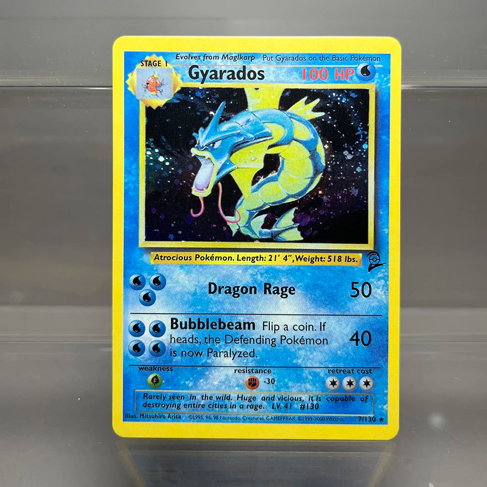 Pokémon TCG Proxy Foil Cards – 1996 Base Set, Charizard, Blastoise, Dragonite & More
