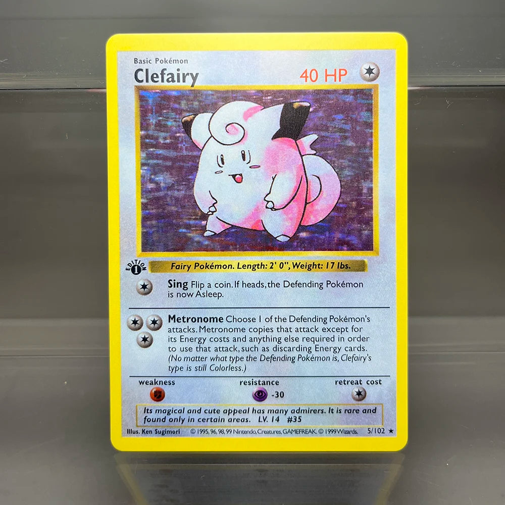 Pokémon TCG Proxy Foil Cards – 1996 Base Set, Charizard, Blastoise, Dragonite & More