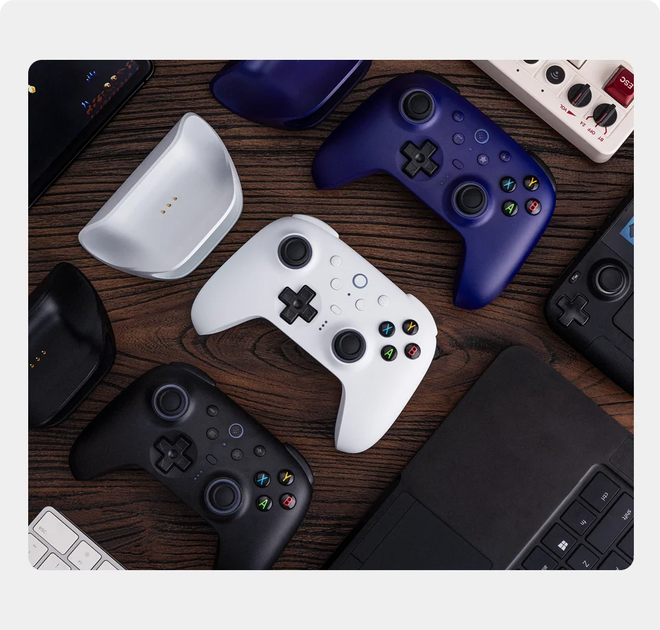 8BitDo Ultimate 2 Wireless Gaming Controller – PC & Android, TMR Joysticks, Motion Control