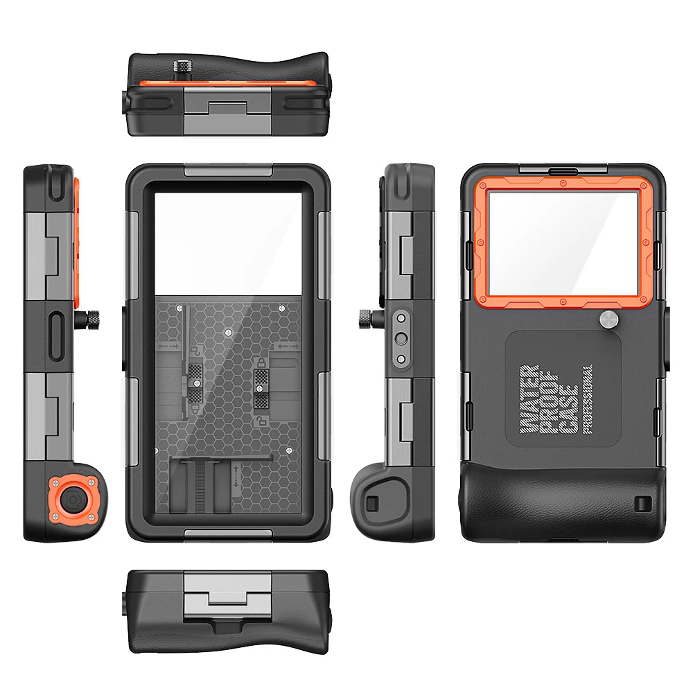Shellbox IP68 Waterproof Phone Case – 15M/50ft Dive-Proof, 6.9 Inch, Multiple Colors