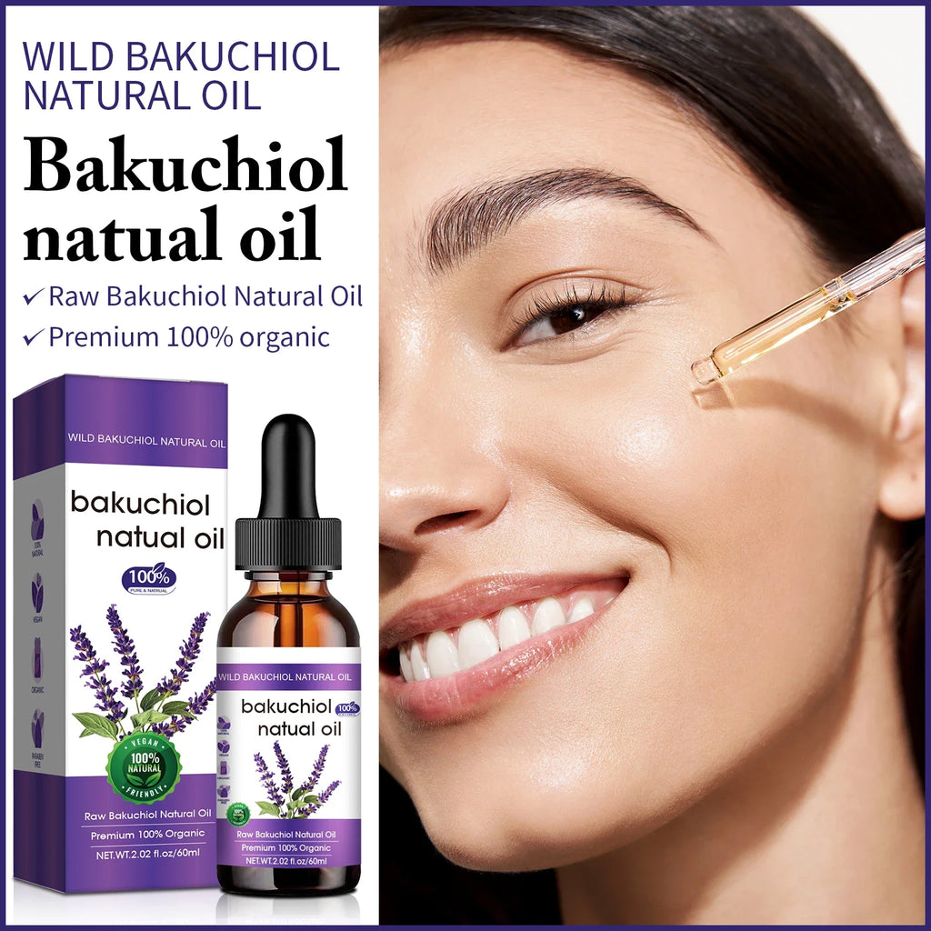 Botanical Anti-Aging Face Oil – Bakuchiol & Lavender, Natural Retinol Alternative, 60ml