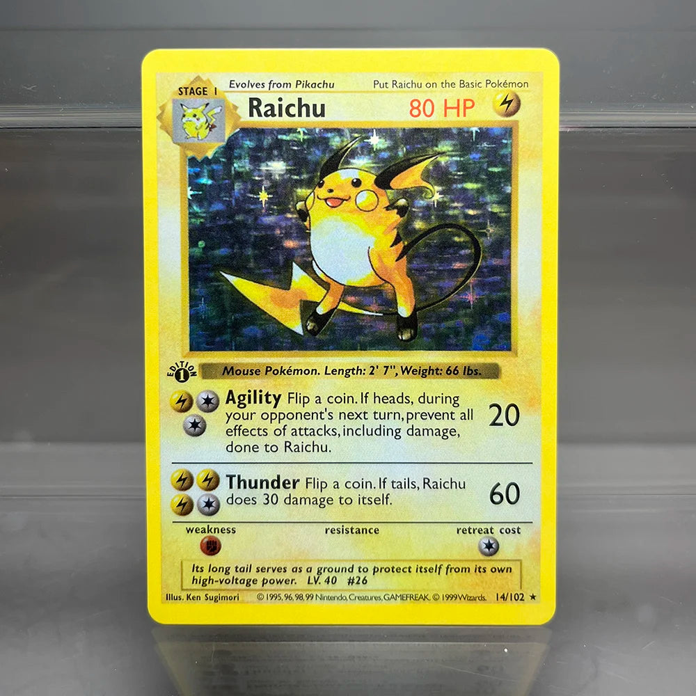 Pokémon TCG Proxy Foil Cards – 1996 Base Set, Charizard, Blastoise, Dragonite & More