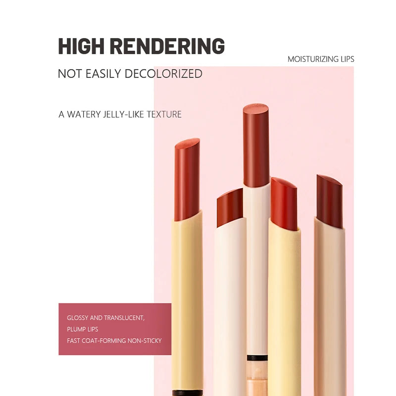 Moisturizing Watery Lipstick – Hydrating Formula, 8 Colors, Gift for Women