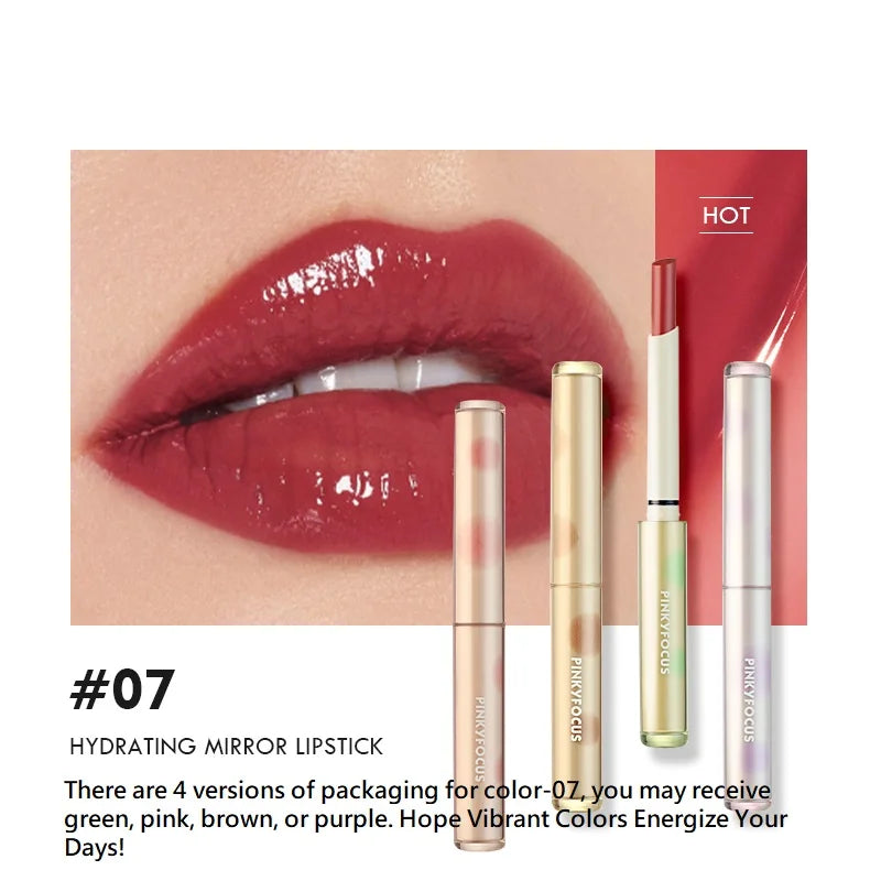 Moisturizing Watery Lipstick – Hydrating Formula, 8 Colors, Gift for Women