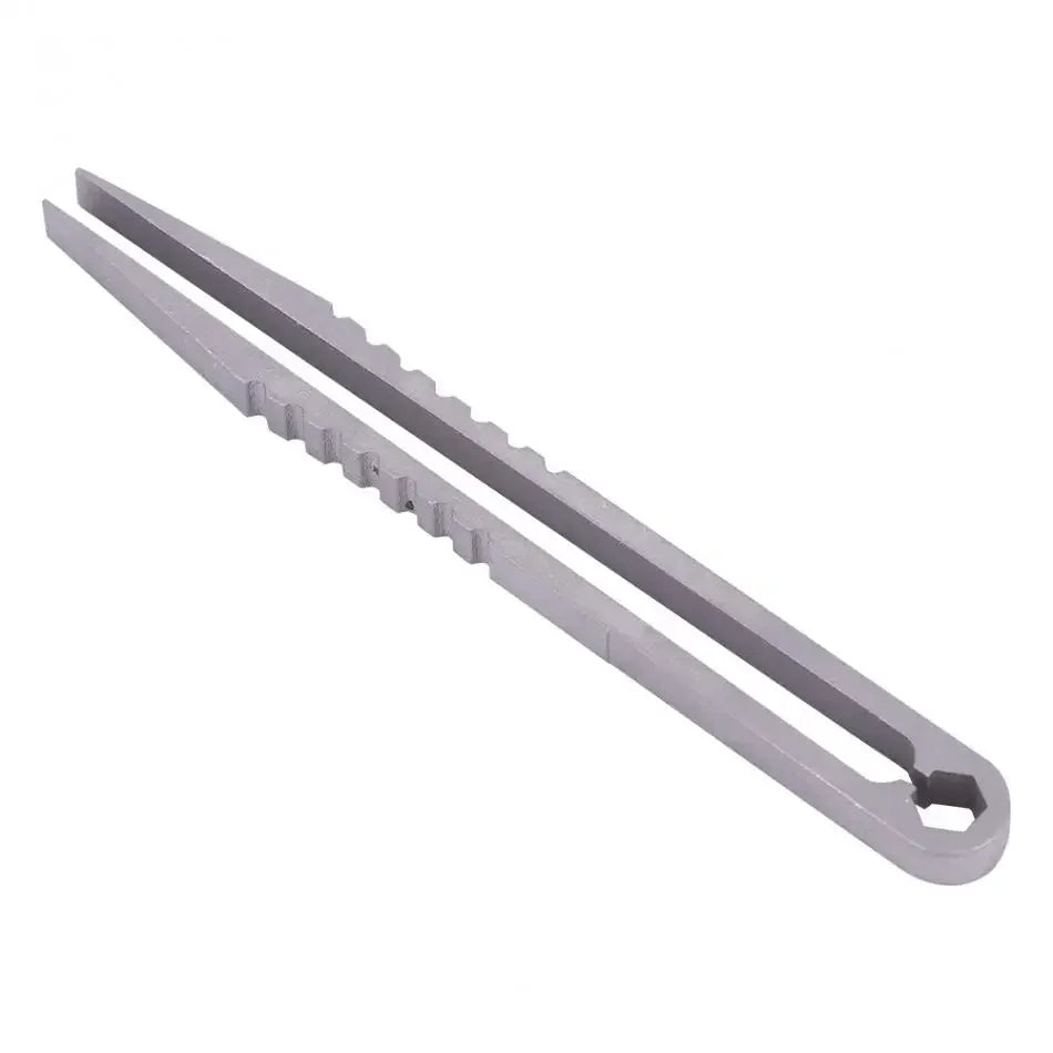 Portable Titanium Alloy EDC Tweezers – Mini Outdoor Survival & Camping Tool