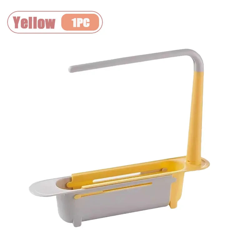 Adjustable Over-Sink Dish Rack | Extendable Kitchen Organizer