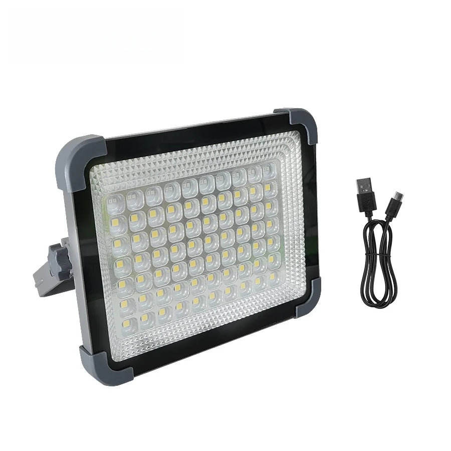 Portable Solar Flood Light & Camping Lantern – 576 LEDs, Waterproof, Emergency Use
