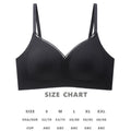 Women’s Seamless Wireless Gathering Bra – Adjustable, No Steel Ring, Sizes S–XXL