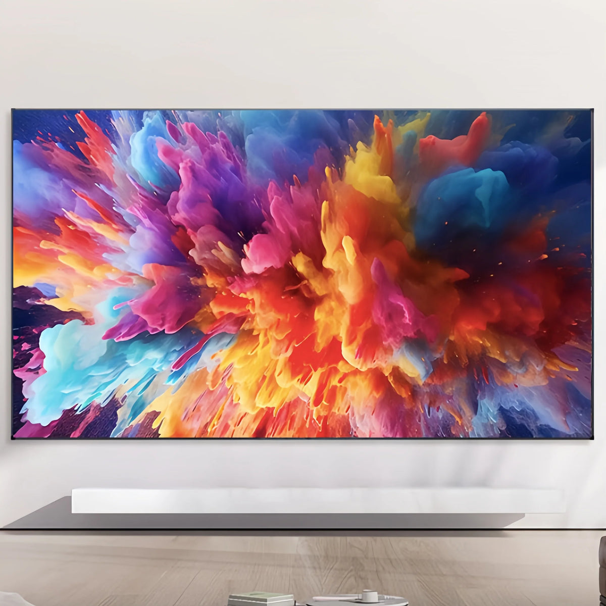 ALR Fresnel Fixed Frame Projector Screen – 98% Ambient Light Rejection, 130–150 Inch, 16:9, 8K/4K