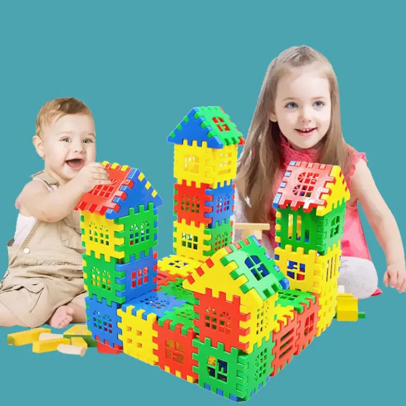 3D Wooden Puzzle Building Blocks for Kids – Educational DIY Jigsaw, Interactive Toy