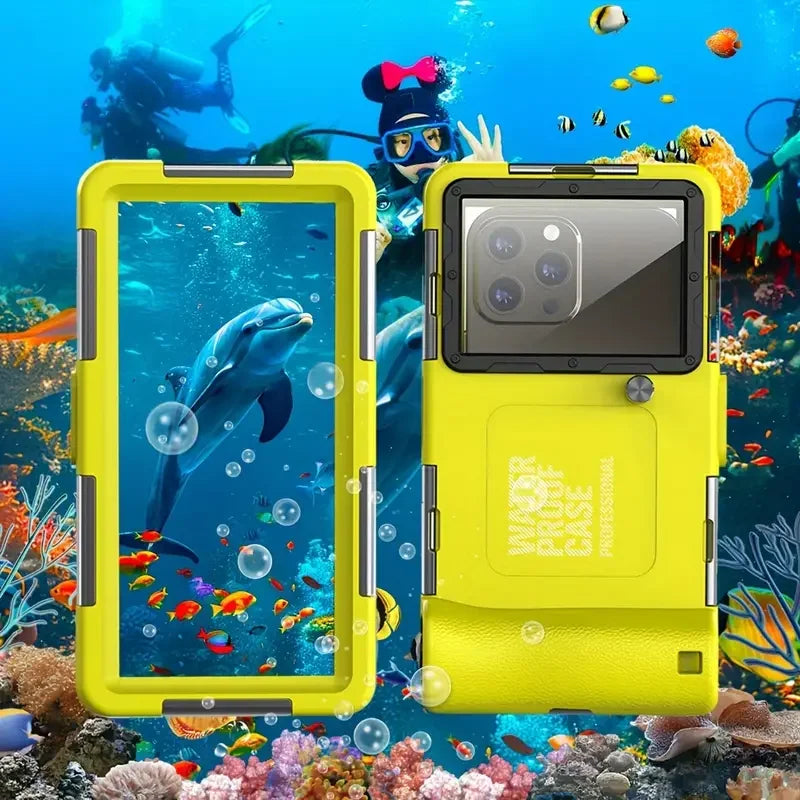 IP68 Waterproof Phone Case for Diving & Photography – 15m/50ft, Universal 6.9 Inch