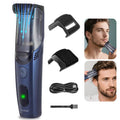 Solimpia Cordless Beard Trimmer with Built-In Vacuum – Rechargeable, IPX6 Washable
