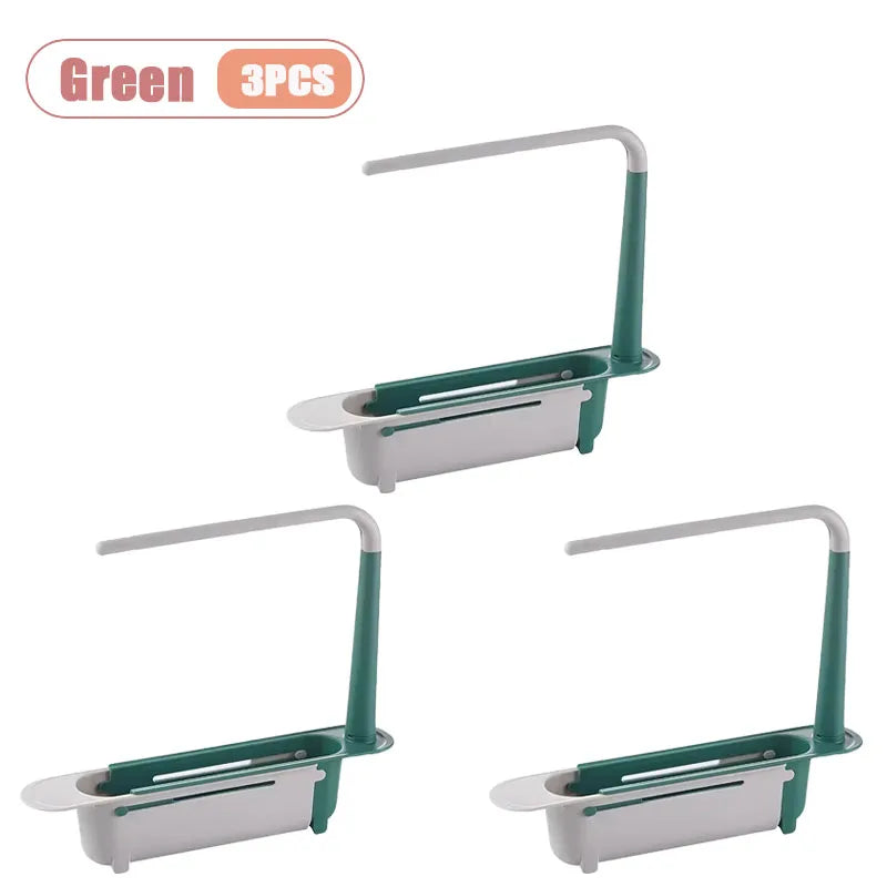 Adjustable Over-Sink Dish Rack | Extendable Kitchen Organizer