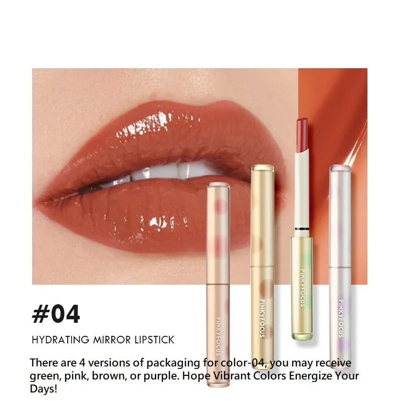 Moisturizing Watery Lipstick – Hydrating Formula, 8 Colors, Gift for Women