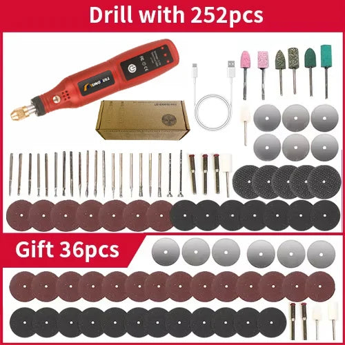 USB Rechargeable Cordless Electric Engraving Pen – Rotary Tool for Jewelry, Glass & More