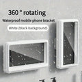 Self-Adhesive Waterproof Shower Phone Holder – Anti-Fog, Touch-Friendly, Bathroom Mount
