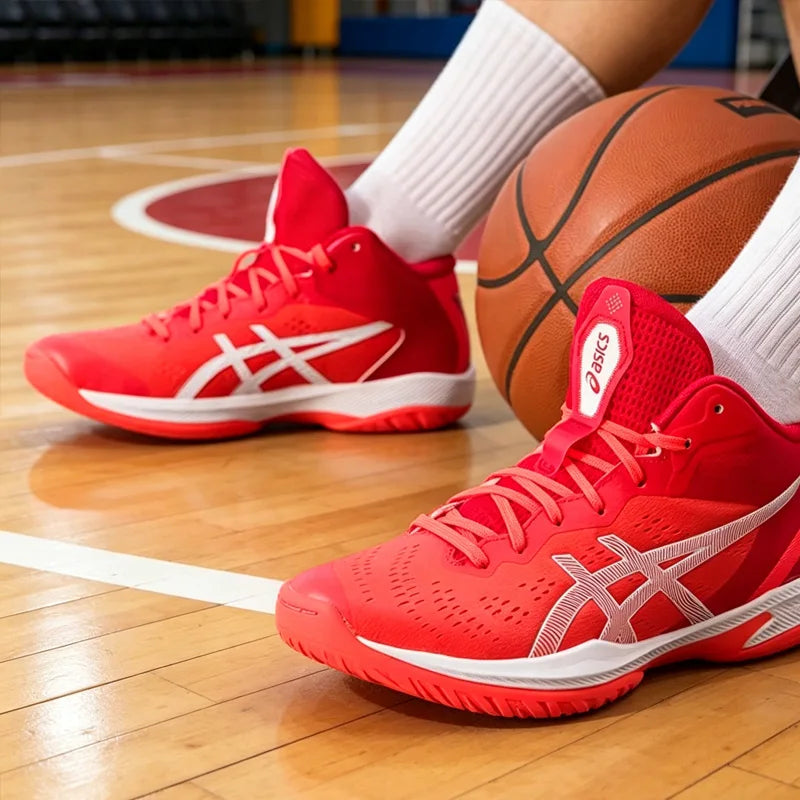 ASICS Men’s Non-Slip Basketball Shoes – Wear-Resistant Athletic Sneakers, Outdoor Training