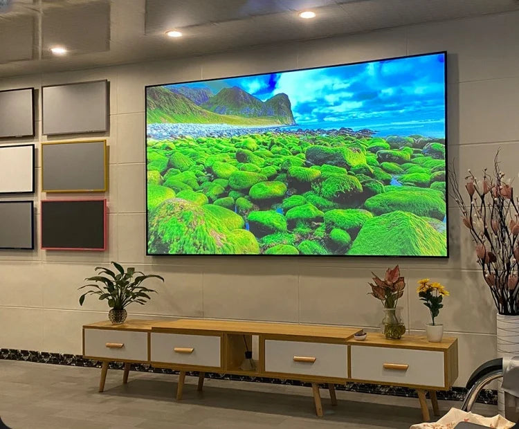 ALR Fresnel Fixed Frame Projector Screen – 98% Ambient Light Rejection, 130–150 Inch, 16:9, 8K/4K