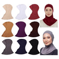 Modal Hijab Cap – Adjustable Muslim Stretchy Turban, Full Neck Coverage, 4-Pack