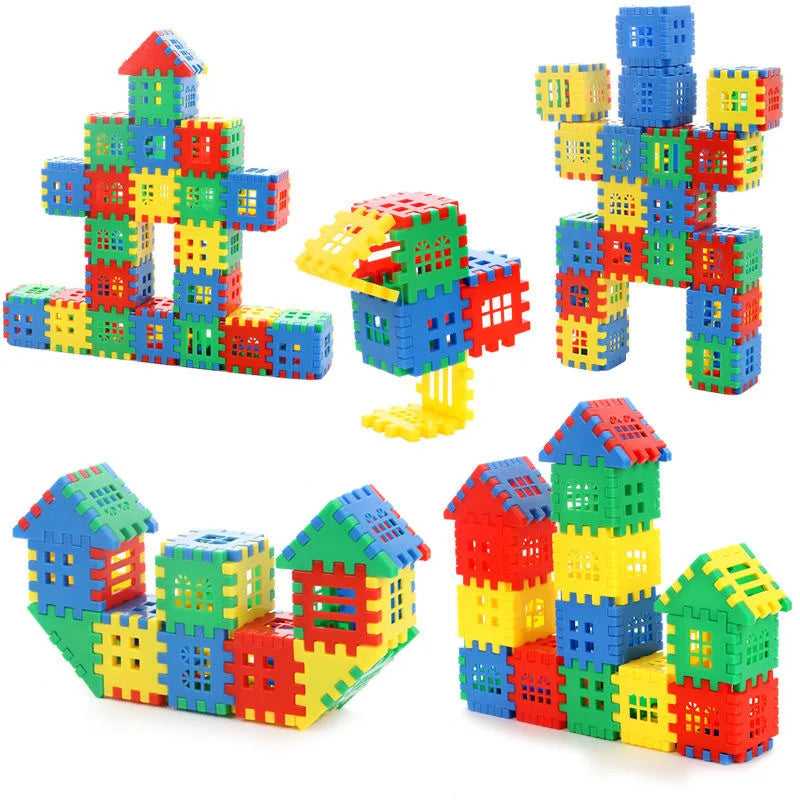 3D Wooden Puzzle Building Blocks for Kids – Educational DIY Jigsaw, Interactive Toy